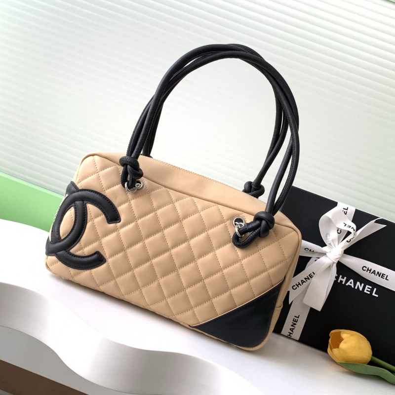 Ch*el top handle bags